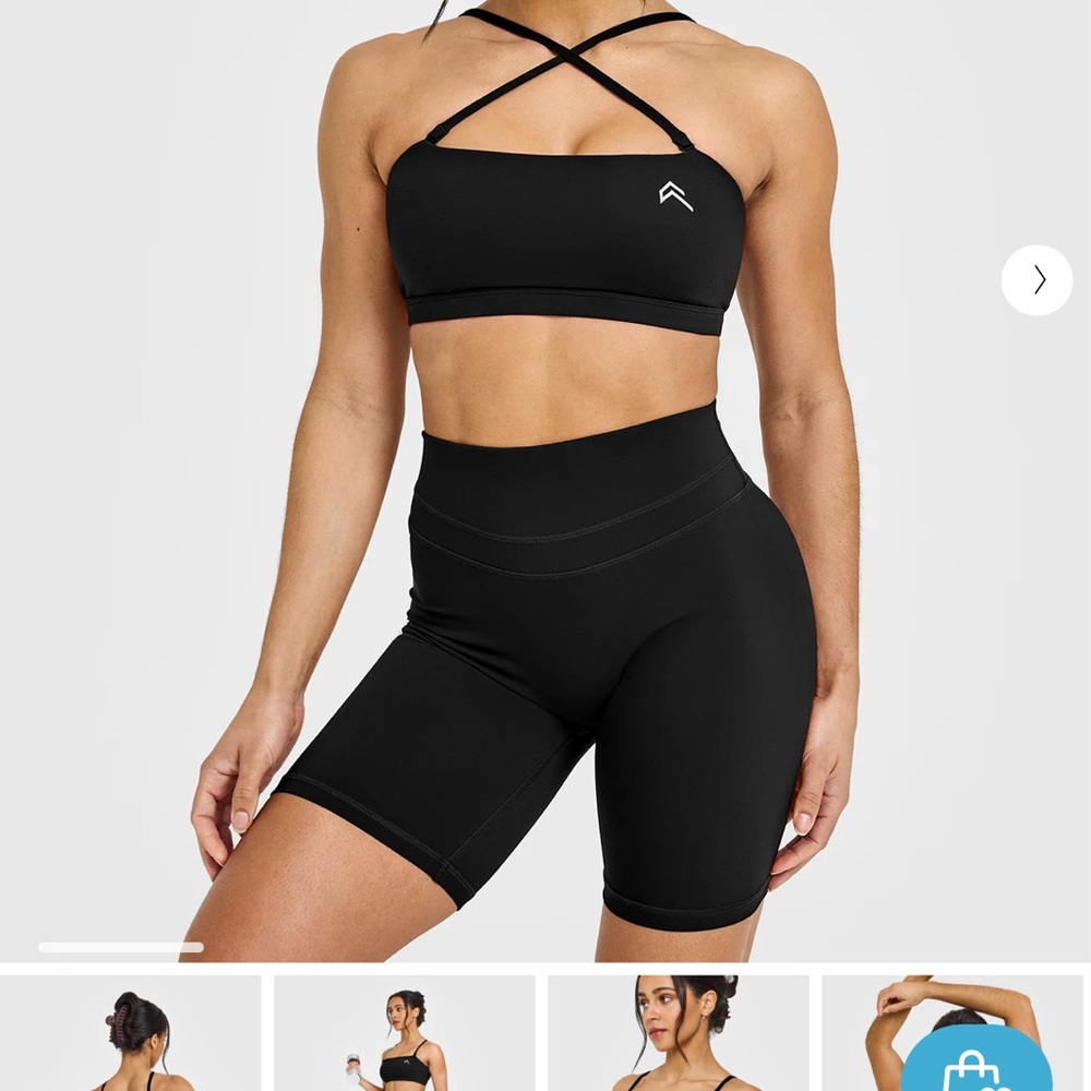Oner Active Black Strappy Top